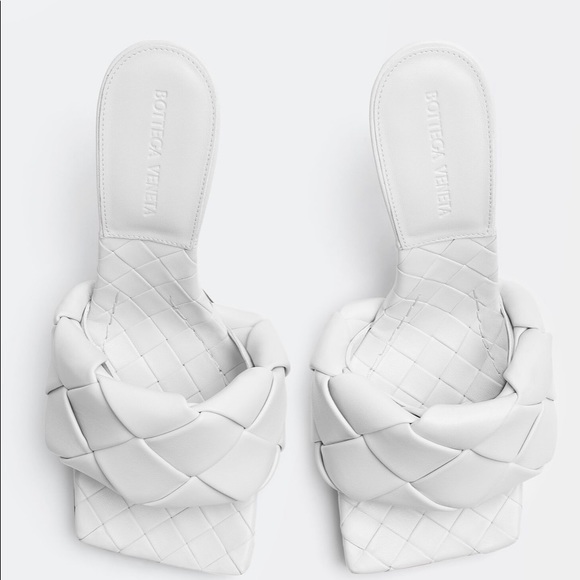 White bottega Veneta lido heels - Picture 7 of 7